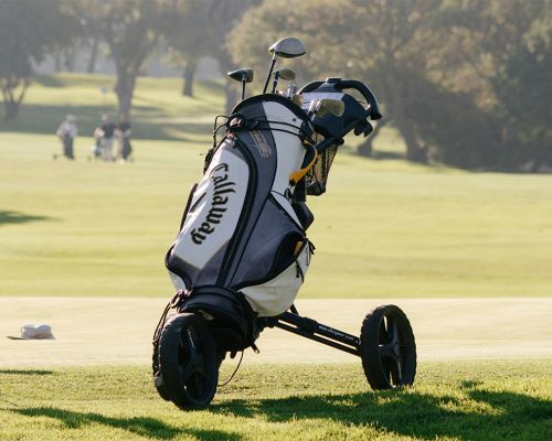 motorized pull carts for golf course